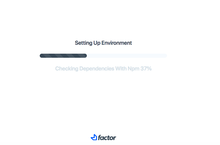 setting up dependencies factor